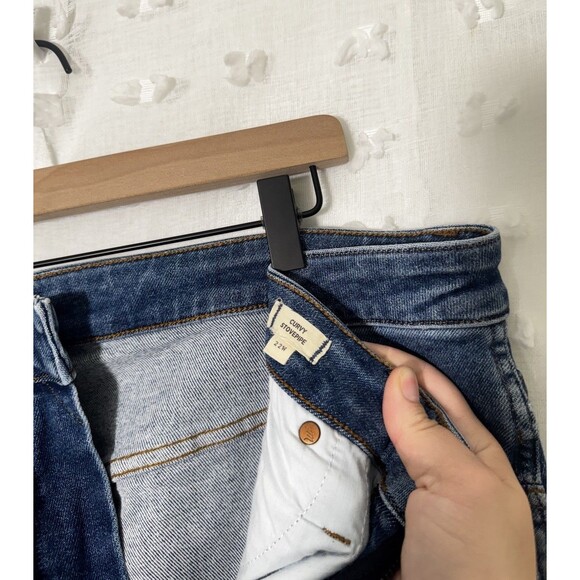 Madewell Jeans Womens 22W Blue Curvy Stovepipe Stretch Pockets Denim Straight - Picture 5 of 6